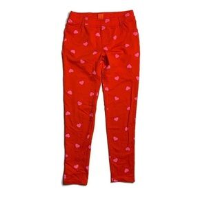 Joe fresh girls 14Y red jeggings leggings